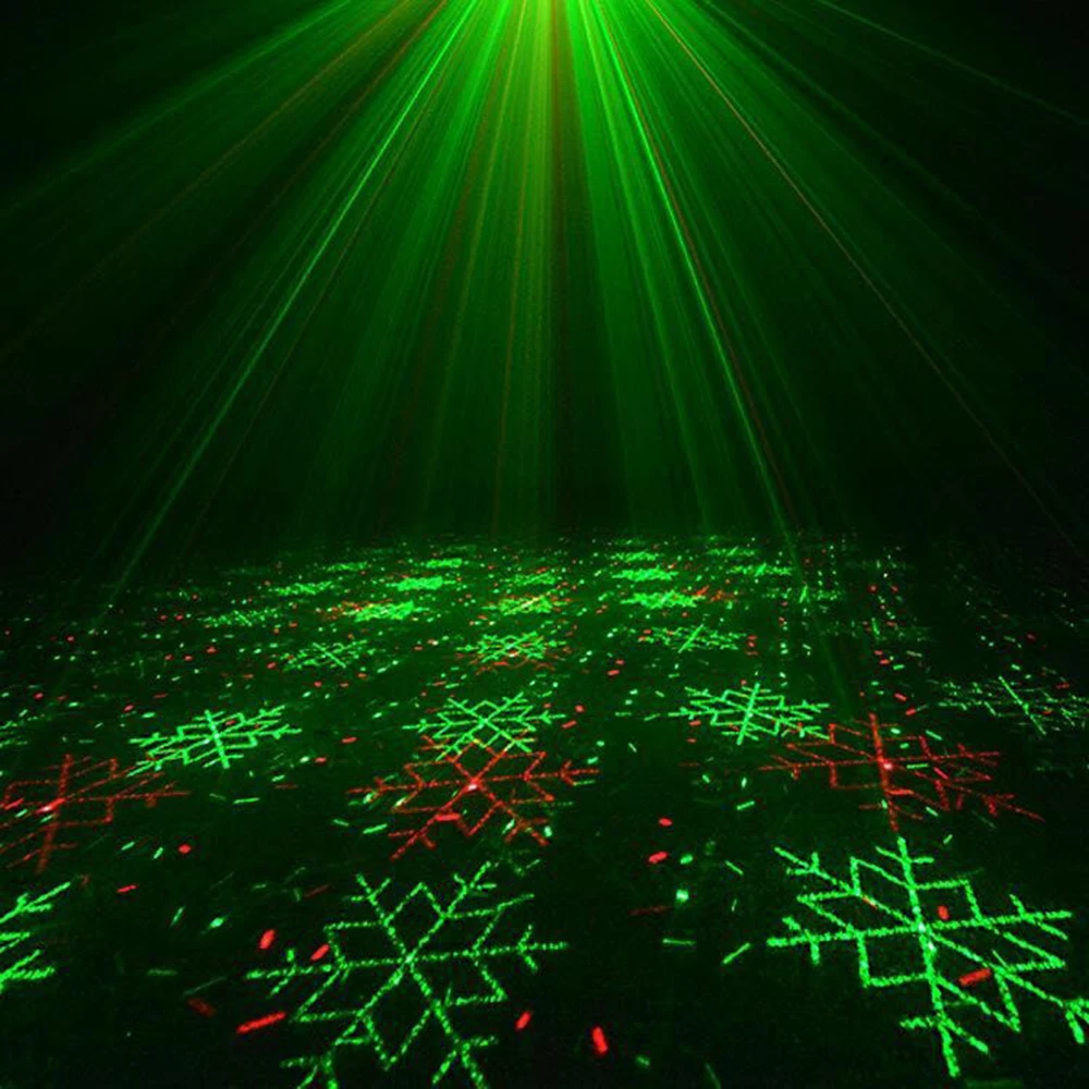 

RG Stage Light Party Laser Light 8 Pattern Laser Projector Led Colorful DJ Music Xmas Disco Light Show Dance DJ Club Bar