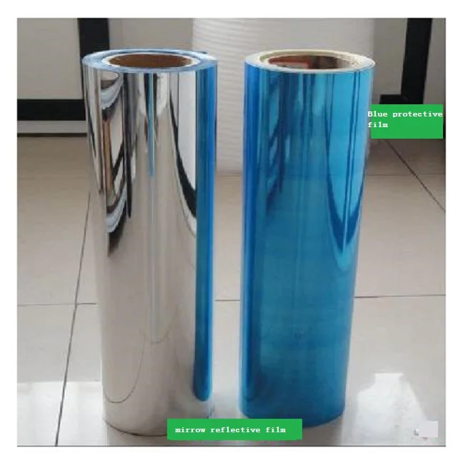 

50cm*2M Width PET Silver Mirror Reflective Stickers Waterproof UV Light Opaque Film