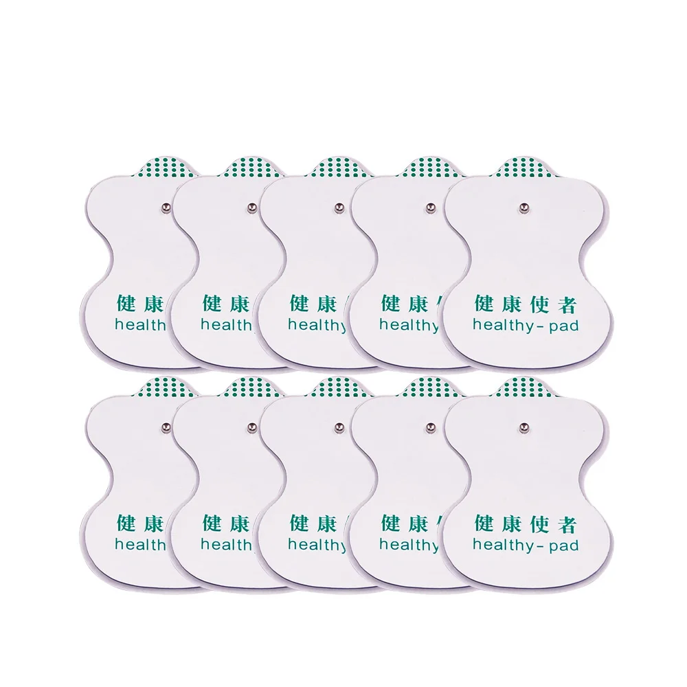 

10 pads Massage Tens Electrode Pads For Therapy Electric Therapeutic Muscle Stimulator Acupuncture Apparatus Adhesive Gel Pads