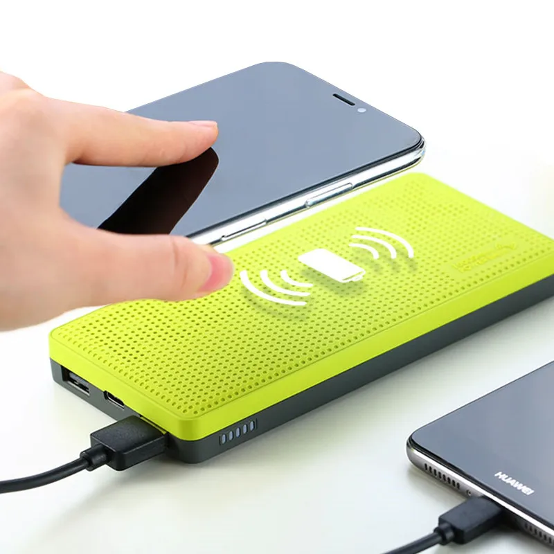 QI 10000mah wireless charger power bank with Indicator light Dual USB External Battery Powerbank for iphone X 8 plus samsung S7 QI 10000mah wireless charger power bank with Indicator light Dual USB External Battery Powerbank for iphone X 8 plus samsung S7