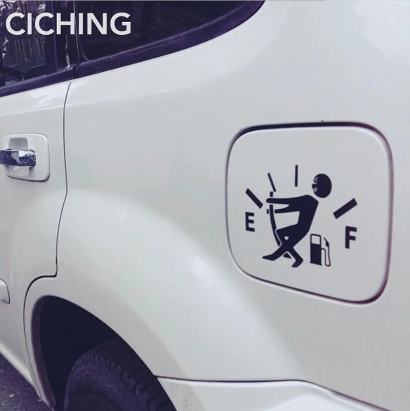 

1 Pcs Funny Car Sticker Pull Fuel Tank auto Sticker Decal FOR skoda yeti touareg lancer 9 volvo xc90 subaru forester honda fit
