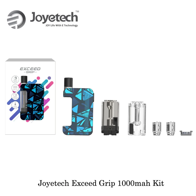 Электронная сигарета Joyetech Exceed Grip Starter Kit 1000 мАч 20 Вт 4 5 мл/3 мл|Системы нагревания