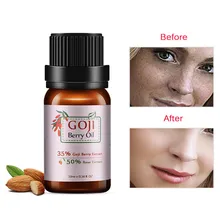 Горячая Распродажа, масло для ухода за кожей, эфирное масло ягод годжи, против морщин, против старения, с ароматом розы, китайская Волчья ягода, Годжи, лифтинг, сыворотка для лица