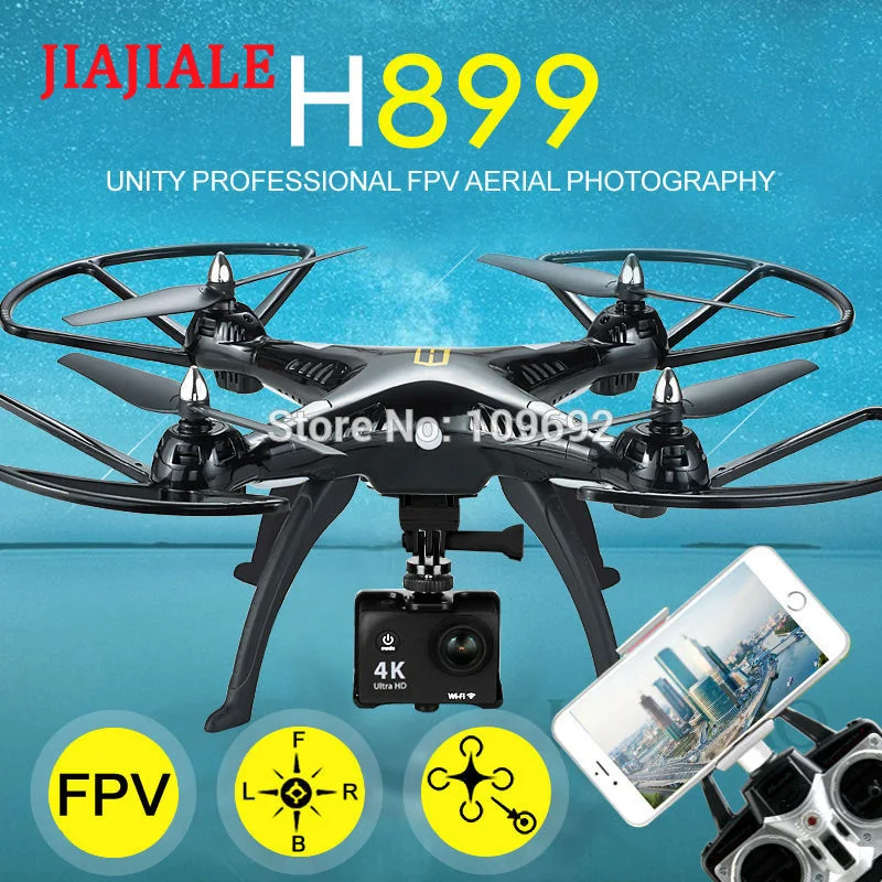 Оригинальный H899 Радиоуправляемый квадрокоптер HuanQi 899 большой Дрон HQ899 UAV 2 4G 4CH