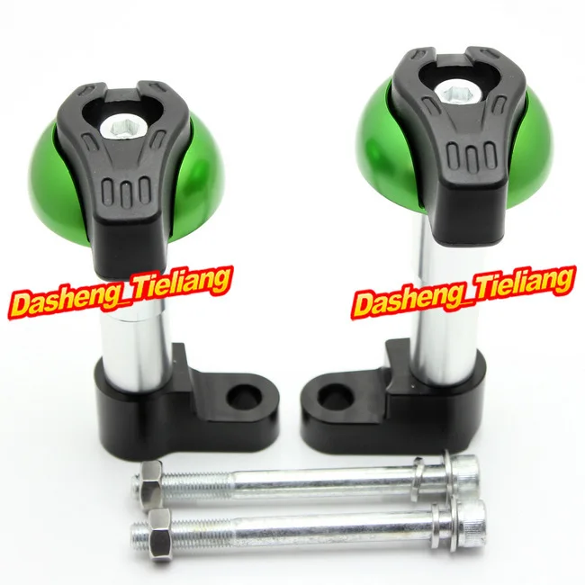 

Motorcycle CNC Stator Cover Slider Frame Crash Protector For Kawasaki Z750 2007 2008 2009 2010 2011 2012 2013, Green Color
