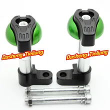 Motorcycle CNC Stator Cover Slider Frame Crash Protector For Kawasaki Z750 2007 2008 2009 2010 2011 2012 2013, Green Color