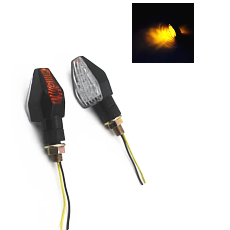 

Motorcycle 8mm Turn Signal Indicator Blinker Light Lamp Triangle For Honda Suzuki Yamaha Kawasaki KTM BMW Ducati