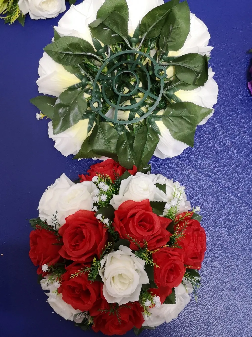 Искусственные поддельные цветы для украшение для свадебного стола центральный цветок шар розовый белый красный Шампань фиолетовый