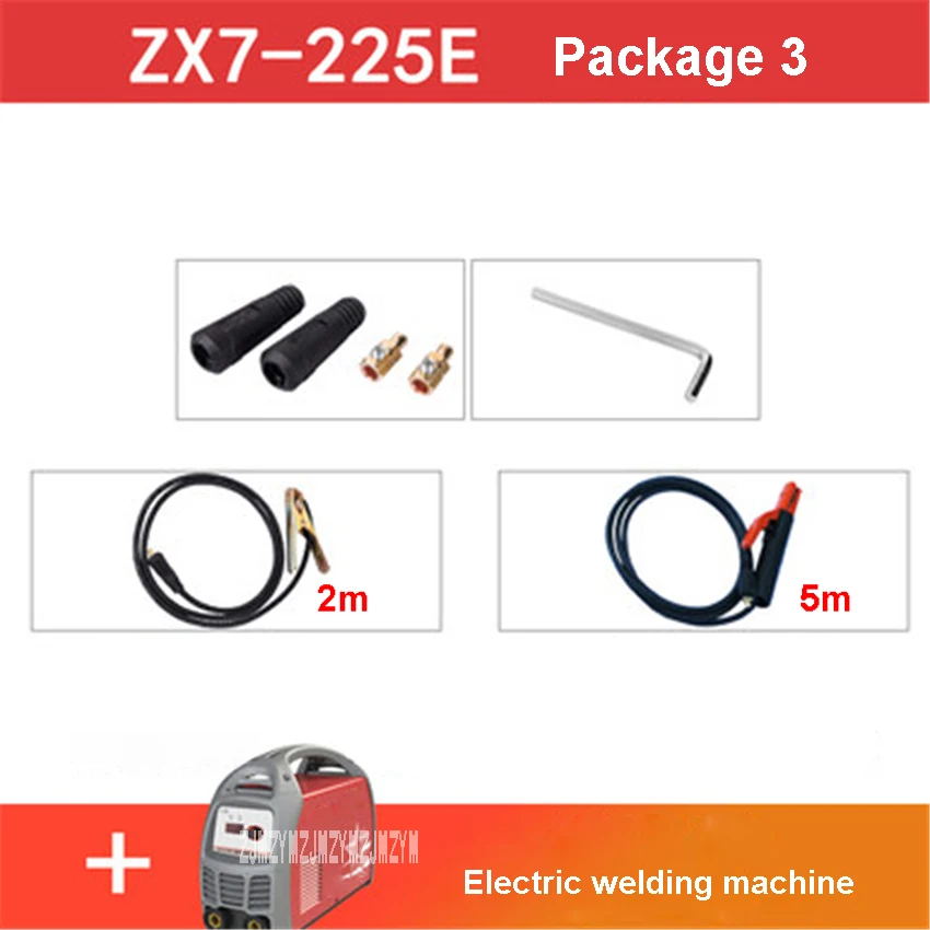 ZX7-225E сварочный аппарат бытовой небольшой сварочный аппарат из нержавеющей стали промышленного класса портативный сварочный аппарат 220 V 6.16KVA