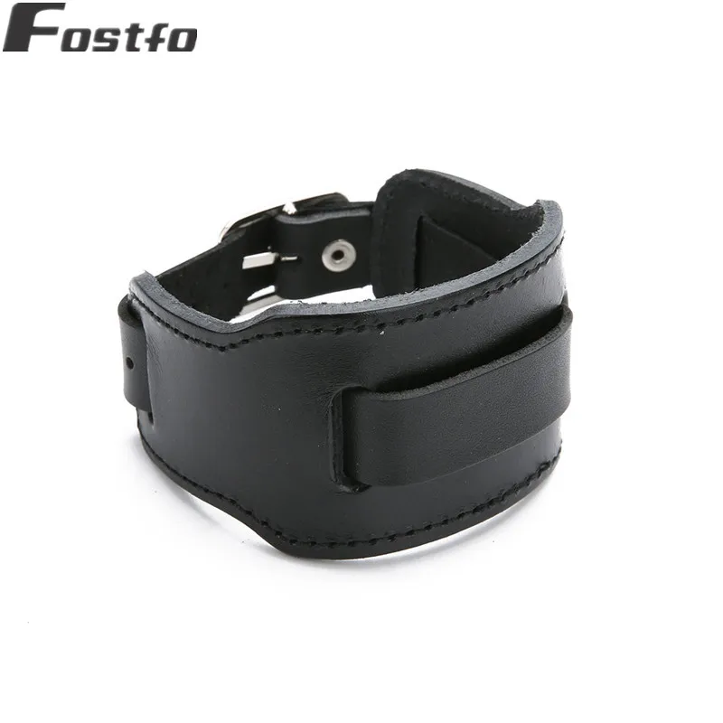 Мужской Браслет манжета из натуральной кожи с пряжкой 4 мм|Плетеные браслеты| |