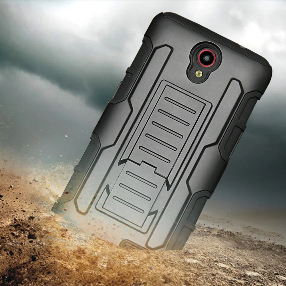 Heavy Duty Hybrid Панцири Футляр ремешках кобура чехол телефона для ZTE престиж 2 n9136/Maven 3