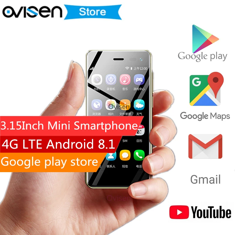 Смартфон Ulcool U2 Pocket 4G LTE 3 15 дюйма Android 8 1 четырехъядерный MT6739 мобильный телефон Google