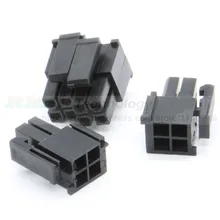 10 шт./лот 5557-R 5557 4,2 мм черный/красный 4+ 4PIN автомобильный жгут проводов разъем для ПК/компьютера видеокарты PCI-E питания