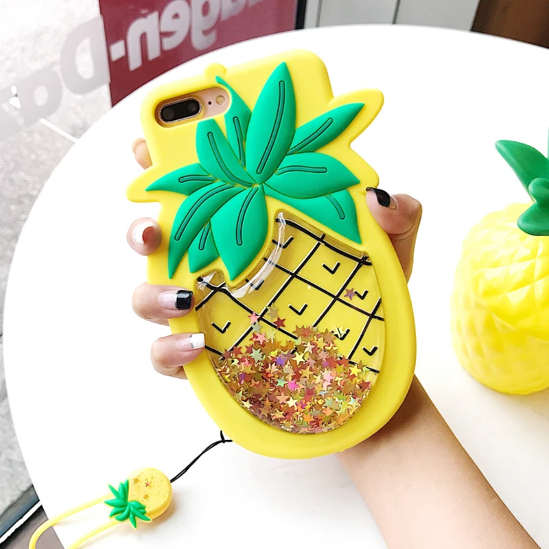 Модный чехол GlamPhoneCase с жидким зыбучим песком для iPhone X 6 6S 7 8 Plus мягкие силиконовые