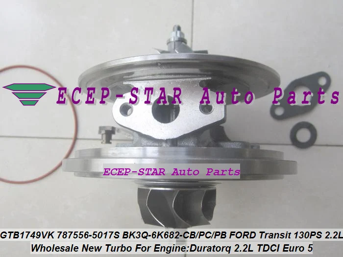 Turbo Cartridge CHRA GTB1749VK 787556-5017S 787556-0016 1717628 1760759 BK3Q6K682CB 787556 For Ford Transit 130PS Duratorq 2.2L (6)