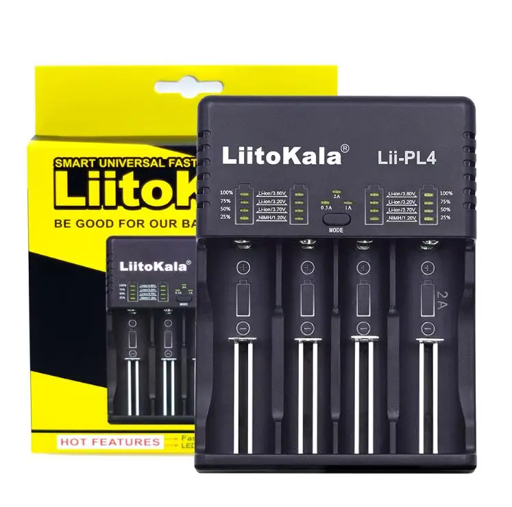 LiitoKala Lii-PD4 Lii-PL4 S1 зарядное устройство для 18650 26650 21700 AAA AA 18350 v/3,7 v/3,2 v/1,2 v/1,5 v литиевой NiMH батареи