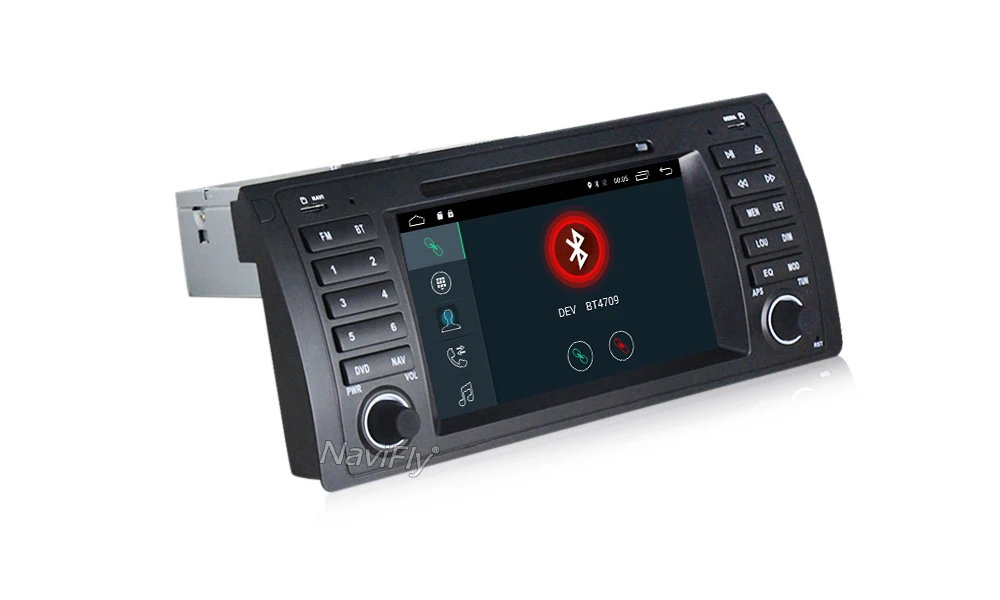 Best German warehouse Tax free!android7.1 car gps dvd radio Stereo multimedia Player for BMW/E39/X5/M5/E53 4G wifi bluetooth 18