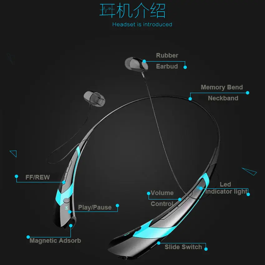 Аниме Хацунэ Мику снег шейным Bluetooth наушники беспроводные стерео гарнитура для Iphone samsung Xiaomi LG htc