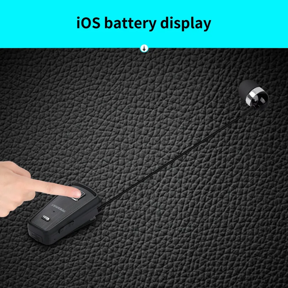 Fineblue F980 Wireless business Bluetooth Headset Sport Driver Auriculares Earphone Telescopic Clip Fone De Ouvido Manos Libres