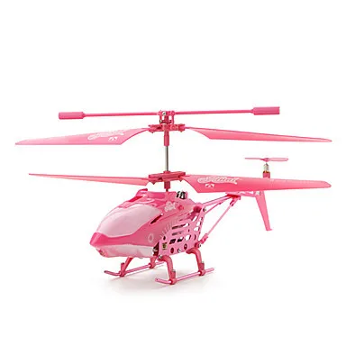 pink remote control helicopter