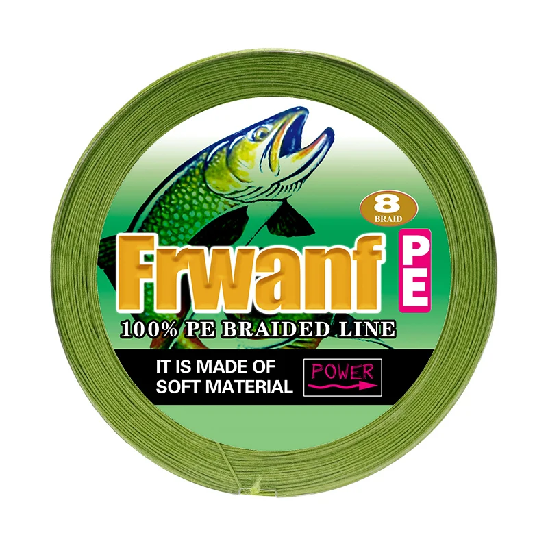 Рыболовная плетеная леска Frwanf x8 300 м 347 ярдов 8 нитей Мультифиламент PE 130 150 200 250 300LBS
