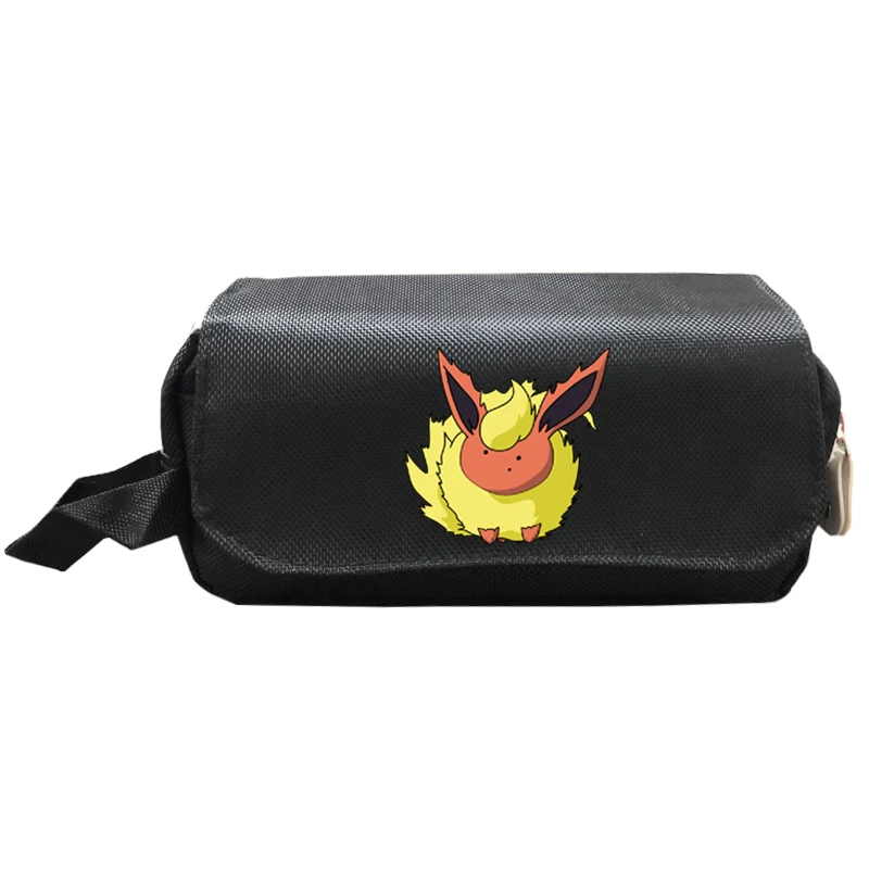 Черные школьные сумки для рюкзак для девочек-подростков Pokemon/pikachu/charmander женская сумка для книг большая школьная сумка Молодежный колледж отдыха - Цвет: pen bag 6
