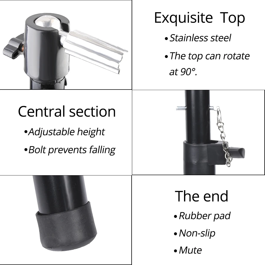 Alileader 21-25inch Block Mannequin head with stand adjustable tripod for Wig Making Training Head Holder Hair Extension Display