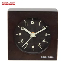 Квадратный немой будильник автомобильный despertador цифровые часы электронный стол домашний декор klok masa saatial fajr часы деревянные кварцевые