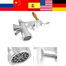 Multifunctional meat grinder Sausage maker Aluminum alloy household manual sausage filler Table Hand Crank Kitchen Tools
