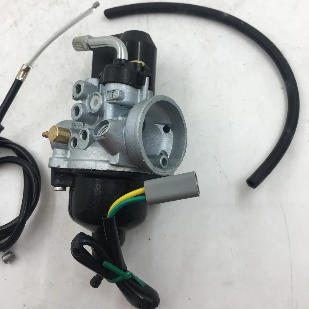 Sherryberg Ciclomotore/Carburatore Tascabile Phva 12Mm Dellorto Style Phave Con Pompa Per Vuoto Immagini Mostrate Dellorto Carb