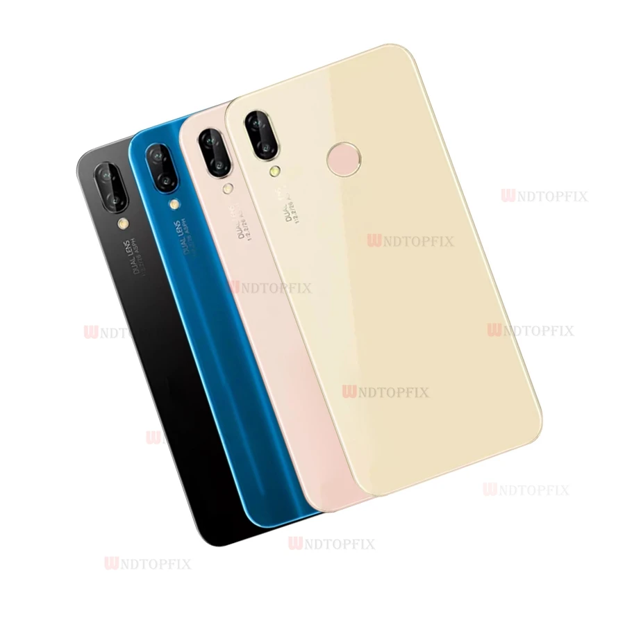 Huawei P20 Lite Battery Cover Back Glass Door Housing Case For Huawei P20 Lite Battery Cover P20lite Rear Panel With Camera Lens