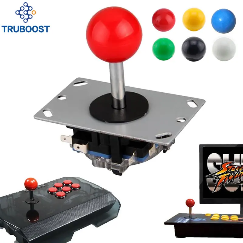 Arcade joystick DIY Joystick Red Ball 4/8 Way Joystick Fighting Stick