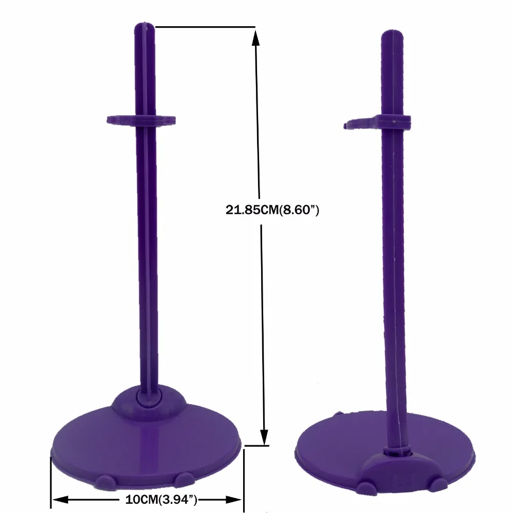 5 шт./лот высокое качество красочные пластиковые мини подставки Дисплей Держатель для куклы Барби 1/6 аксессуары поддерживающие игрушки для детей