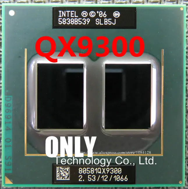 Процессор для процессора Intel QX9300 SLB5J, 2,53 ГГц, 1066 МГц, FSB Socket P, разбитые кусочки для PM45 T9600 q9100
