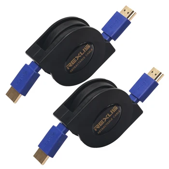 

Retractable 1m 1.8m Flexible V1.4 Male to Male 1080P Full HD 3D HDMI Cable For HDTV For Digital HD TV DVD Projector