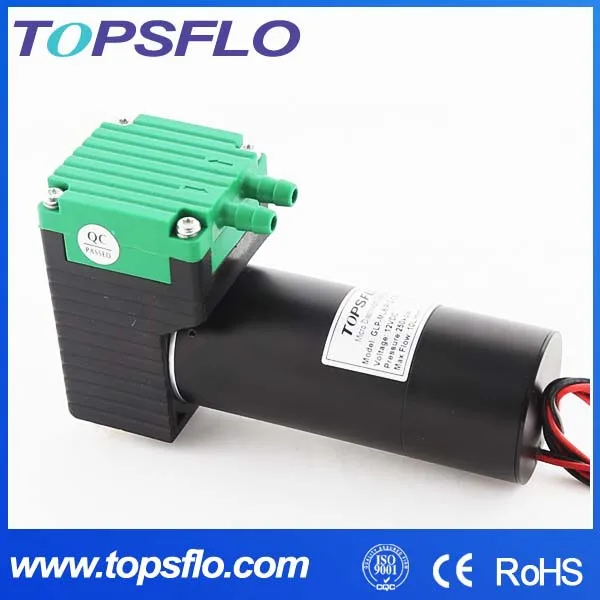 Новое поступление Topsflo TM30A-B12-P9504/V6004, работающего на постоянном токе 12 В в диафрагмы для медицинского использования давления/вакуумный насос