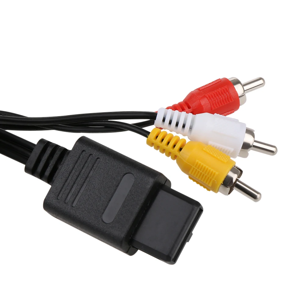 Tonbux 1 8 м 6 футов AV TV RCA видео шнур кабель для игрового куба N64 Аудио Видео A/V и 2 аудио