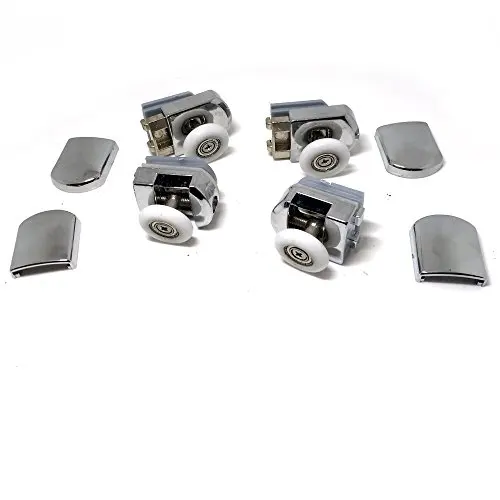 Top Bottom Single Shower Rollers/Runners Replacements 23mm/25mm wheel diameter 8 x shower cabinet roller wheel