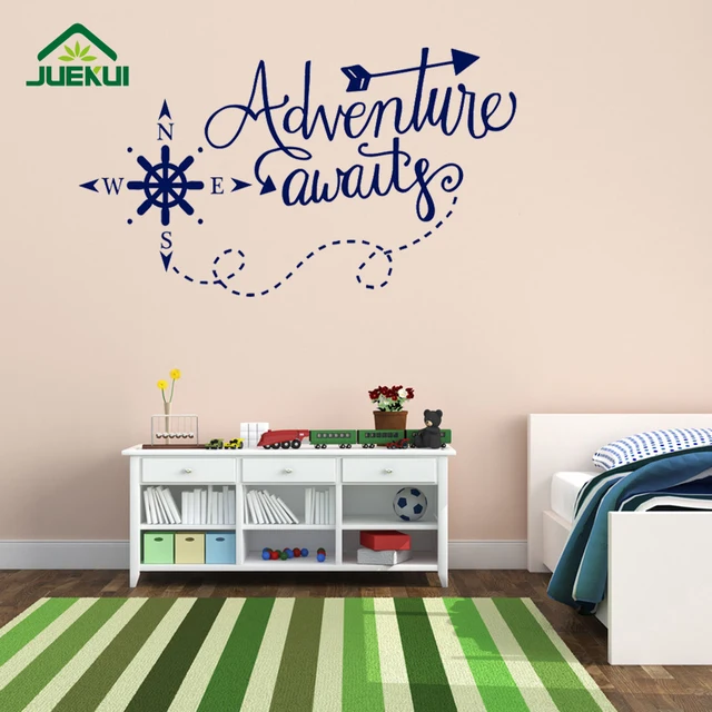 Removable Wall Decals For Nursery Thenurseries Adventure Awaits Nautical Comp Nursery Boys Wall Stickers For