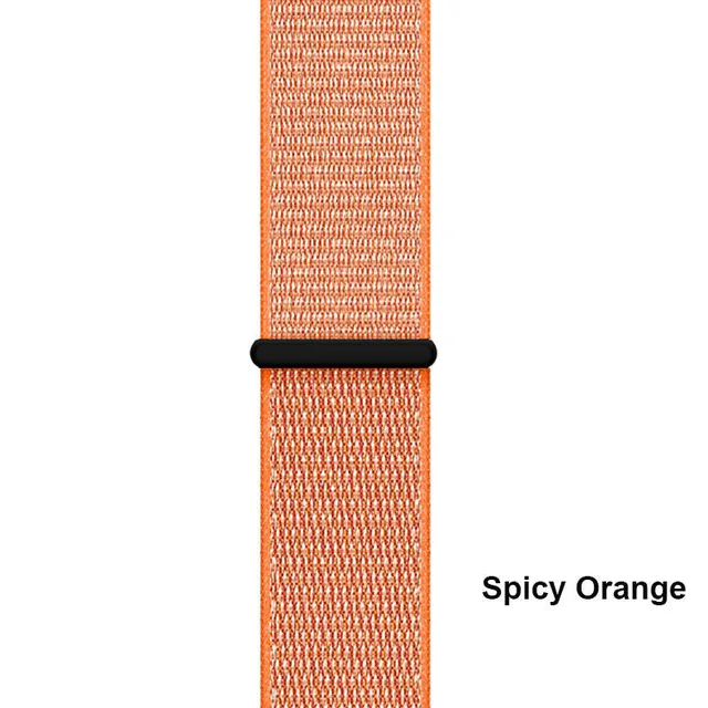 SIKAI 20 мм нейлоновый ремешок для часов спортивные часы тканый ремень для Huami Aamazfit Молодежный ремешок для часов для Amazfit Bip Bit Молодежный выпуск - Цвет: spicy Orange
