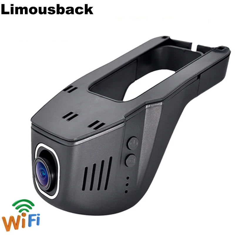 Автомобильный видеорегистратор Limousback FHD 1080P с Wi Fi и функцией ночного