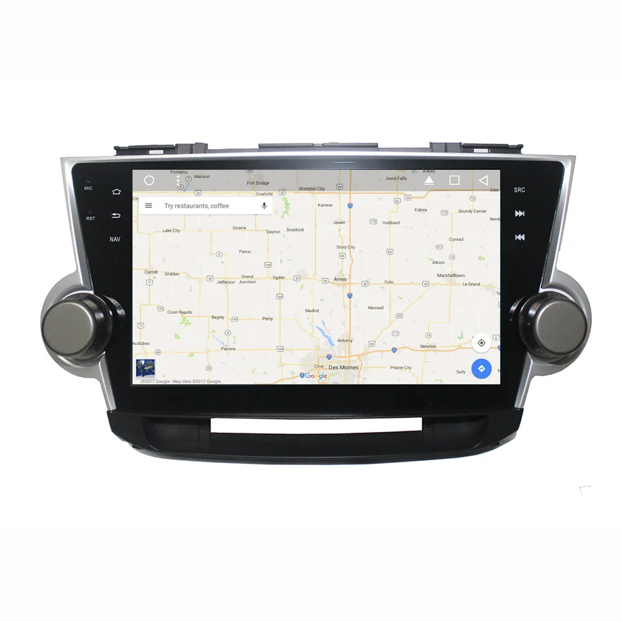 Perfect Asvegen Android 7.1 Octa Core Car Radio 2 din Car Stereo Multimedia DVD For Toyota HIGHLANDER 2008 PC head Unit GPS Navigation 1