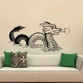 

Gothic Style Dragon Wall Stickers Vinyl Good Quality DIY Wall Decor Decal Art Creative Design For Living Room