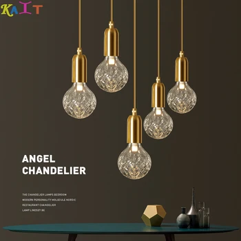 

KAIT Modern gold Pendant Lights String Spider Pendant Lamps G9