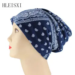 Новые модные женские осенние теплые хлопковые шапки-бини Skullies девушка винтажная шляпа шарф две Подержанные женские капот Лидер продаж