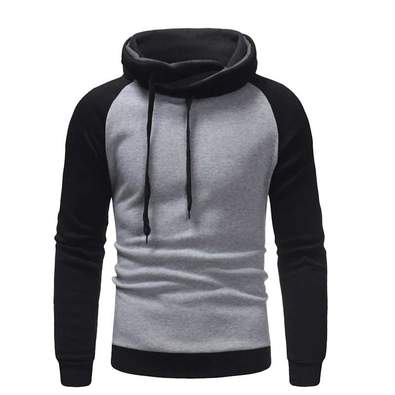 Casual Hoodies Men Autumn Fashion Brand Pullover Solid Color Turtleneck Sportswear Sweatshirt Men'S Tracksuits Moleton 3XL