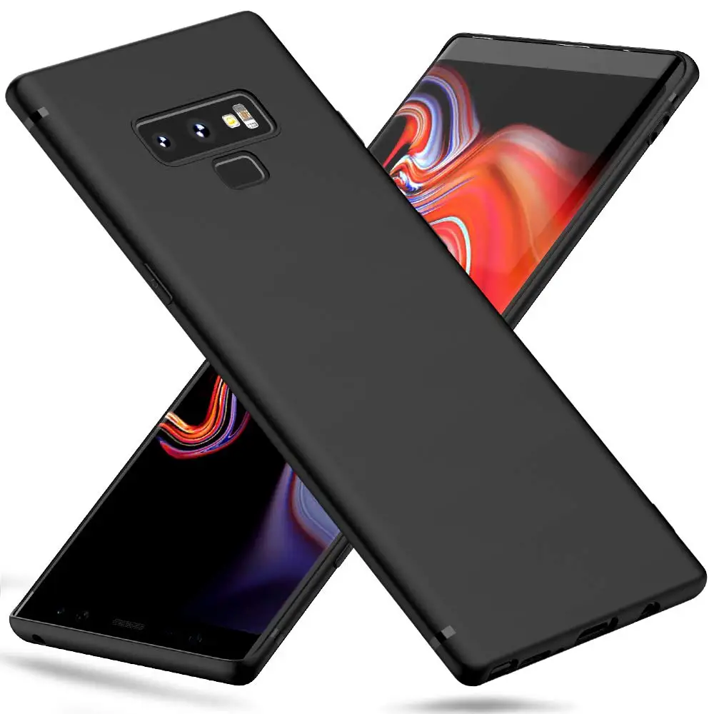 for Samsung Galaxy Note 9 Case Black TPU Cover Phone Matte Finish Slim Profile Protectors Note9 |
