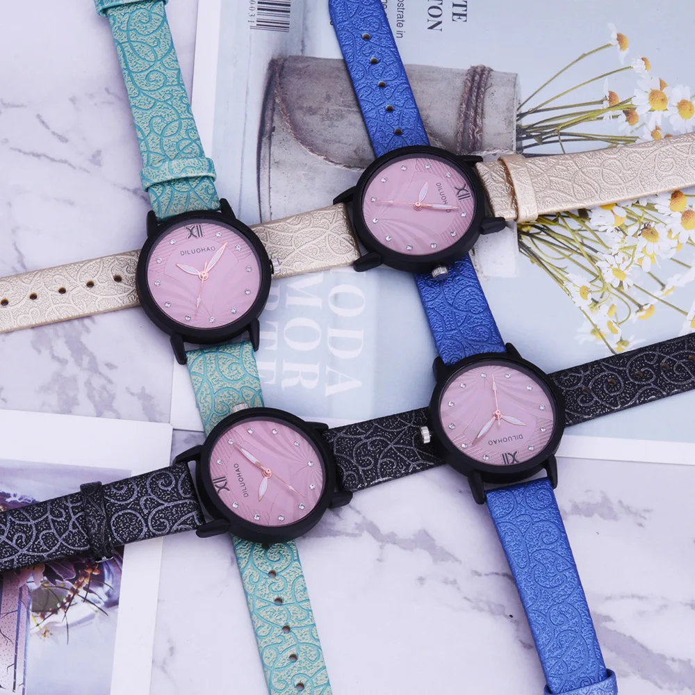 

2019 Brand Leather Luxury Classic Wrist Watch Fashion Casual Simple Quartz Wristwatch Clock Women Watches Relogio Feminino Reloj