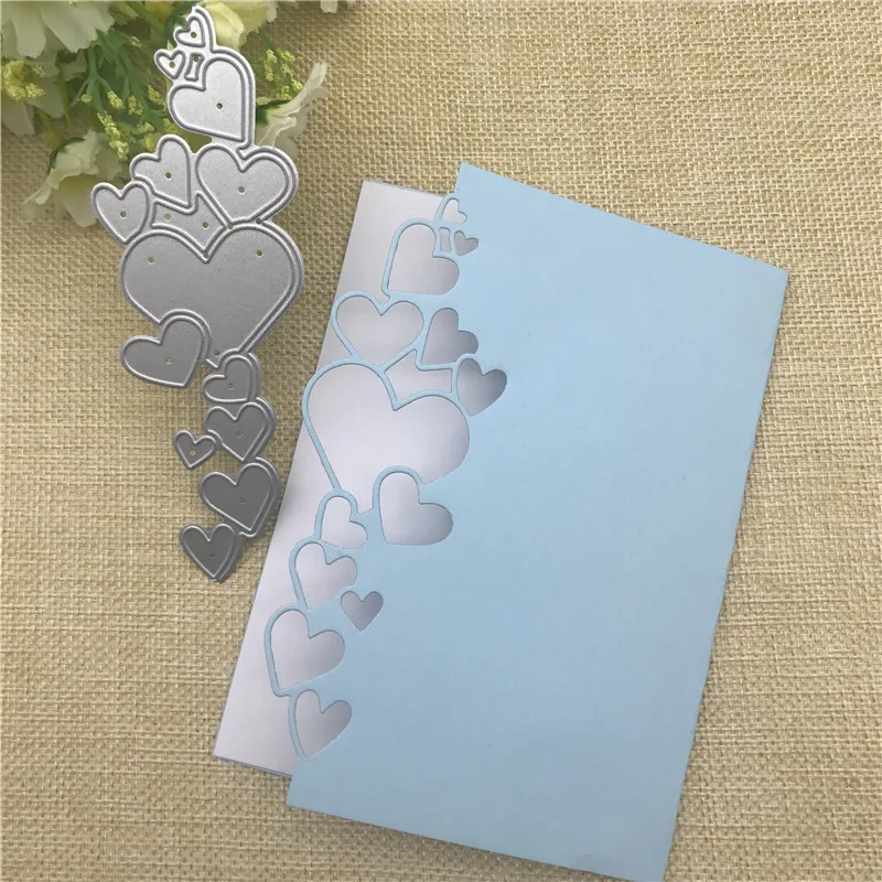 

Heart Lace Edge Frame Metal Cutting Dies Stencils For DIY Scrapbooking Decorative Embossing Handcraft Die Cutting Template