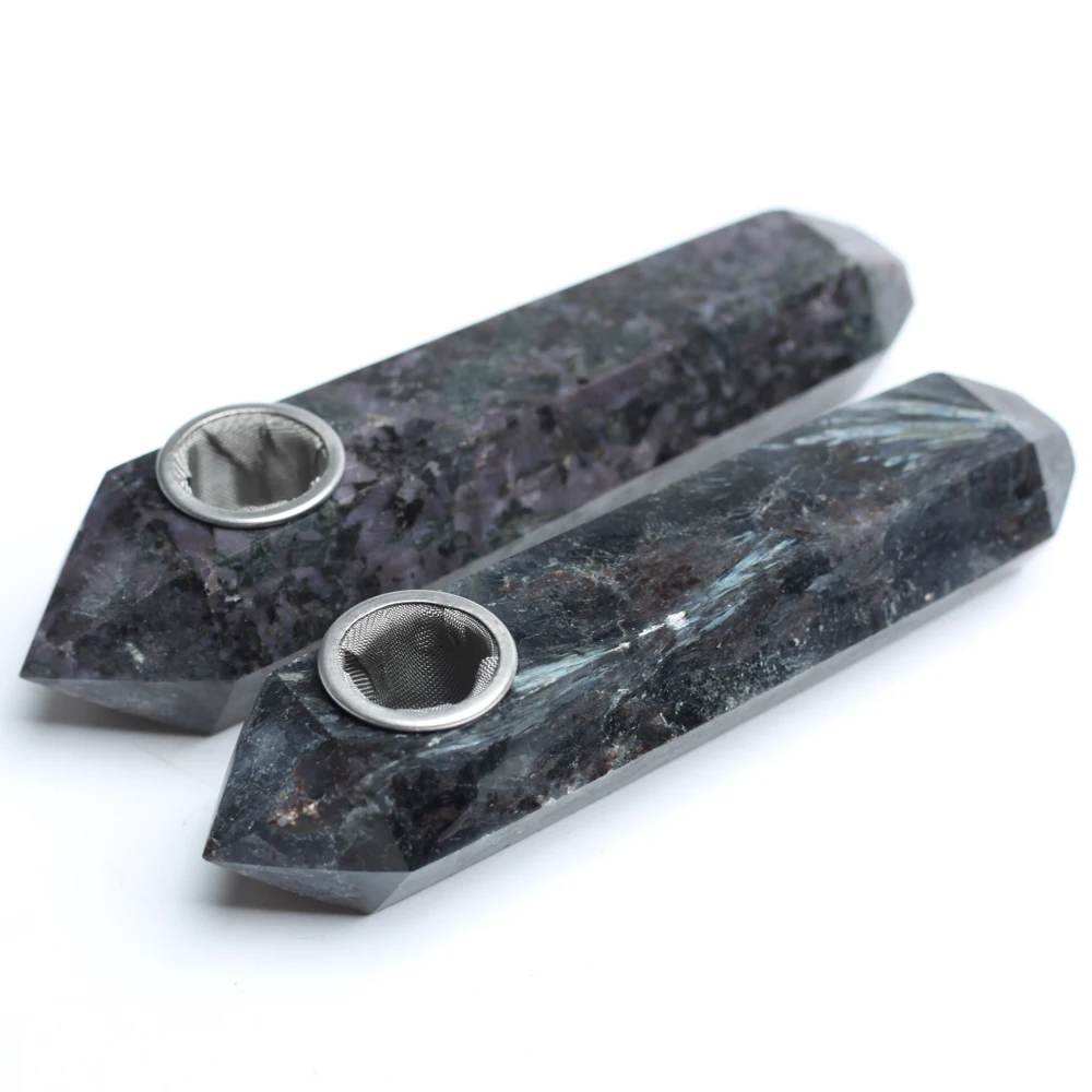 Hotsale Fashion 8 10cm Natural Crystal Gemstone Free Smoking Pipes